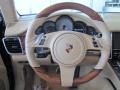 Luxor Beige 2011 Porsche Panamera 4S Steering Wheel
