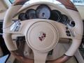 Luxor Beige 2011 Porsche Panamera 4S Steering Wheel