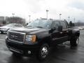 Onyx Black 2012 GMC Sierra 3500HD Denali Crew Cab 4x4 Dually Exterior