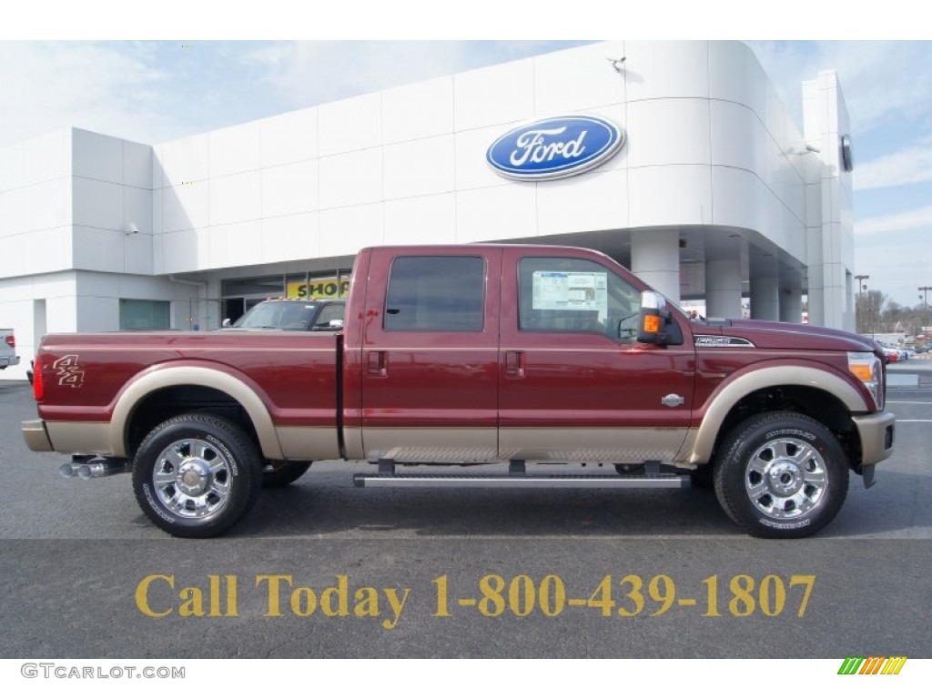 Autumn Red Metallic Ford F250 Super Duty