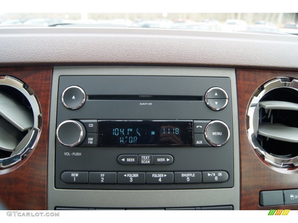 2012 F250 Super Duty King Ranch Crew Cab 4x4 - Autumn Red Metallic / Chaparral Leather photo #33
