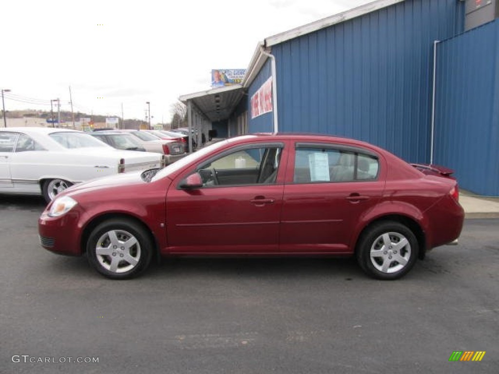 2007 Cobalt LT Sedan - Sport Red Tint Coat / Gray photo #2