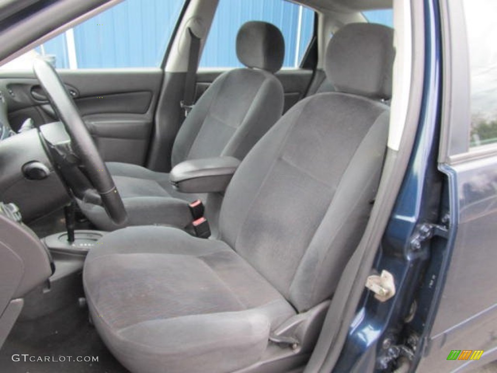 2001 Focus SE Sedan - Twilight Blue Metallic / Medium Graphite Grey photo #9