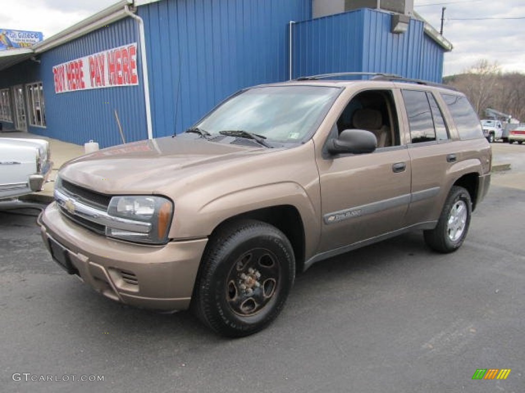 2003 TrailBlazer LS 4x4 - Sandalwood Metallic / Medium Oak photo #1