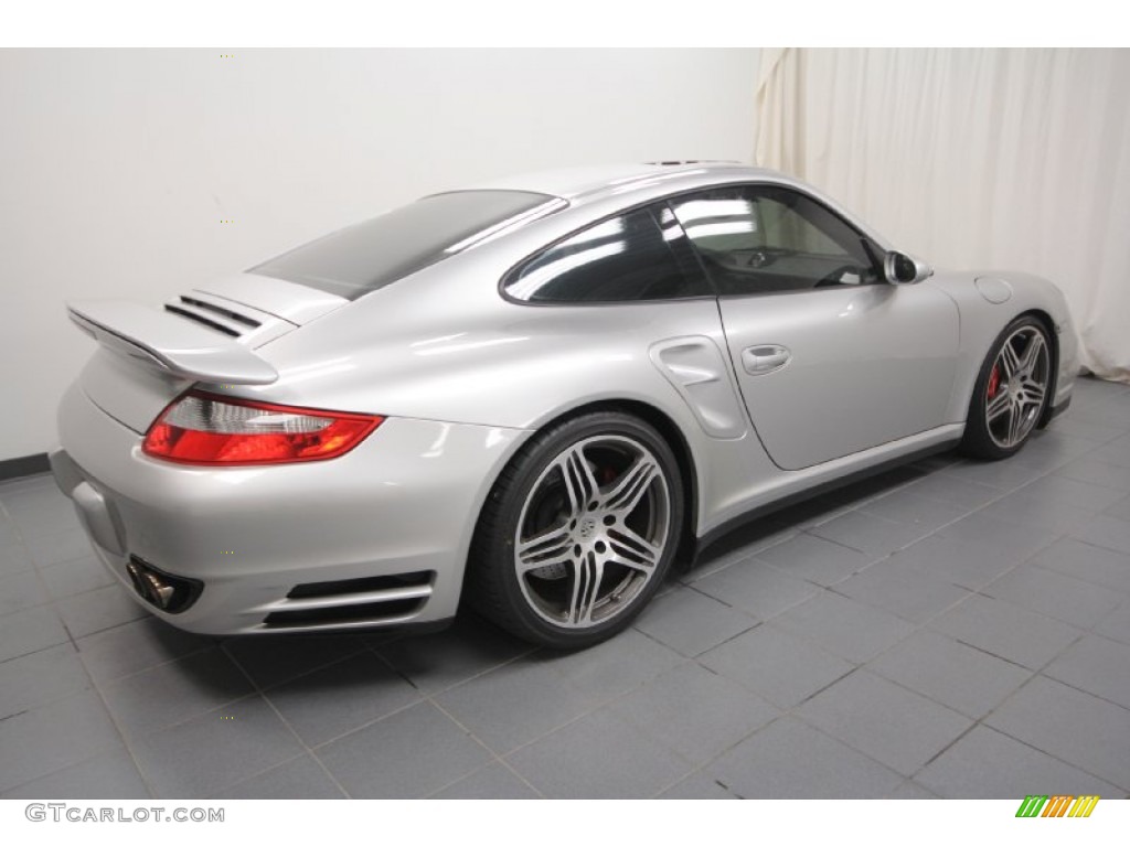 Arctic Silver Metallic 2007 Porsche 911 Turbo Coupe Exterior Photo #61461794