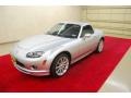 2007 Sunlight Silver Metallic Mazda MX-5 Miata Grand Touring Hardtop Roadster  photo #3