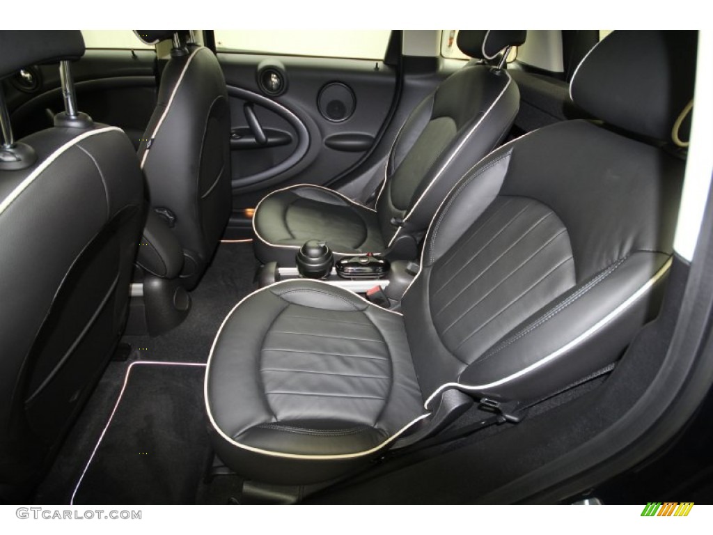 Carbon Black Interior 2012 Mini Cooper S Countryman All4 AWD Photo #61462171
