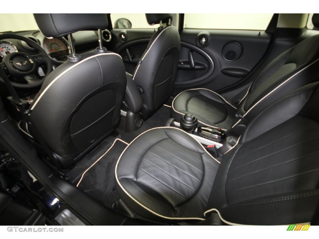 Carbon Black Interior 2012 Mini Cooper S Countryman All4 AWD Photo #61462267