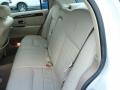 2000 Lincoln Town Car Light Parchment Interior Rear Seat Photo