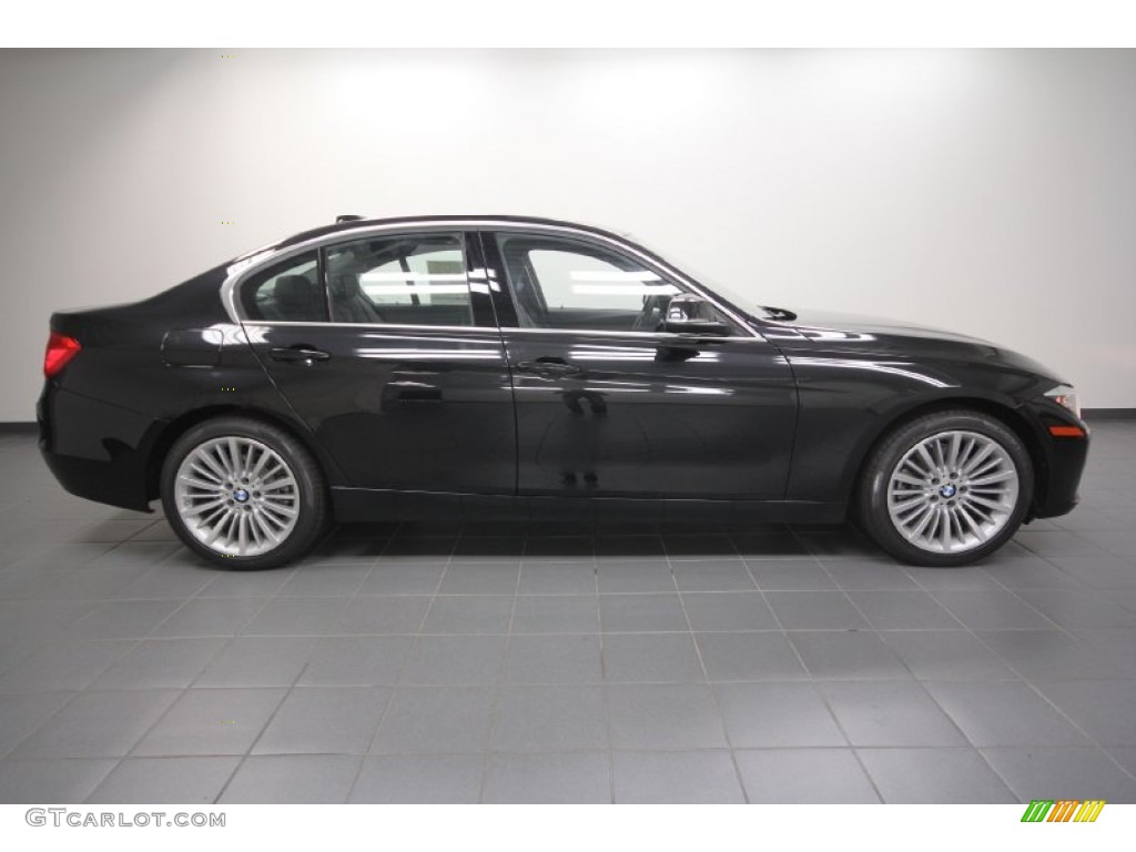 2012 3 Series 328i Sedan - Black Sapphire Metallic / Black photo #2