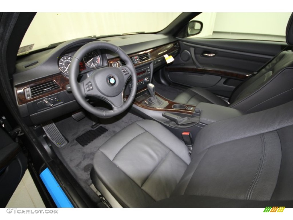 2012 3 Series 328i Convertible - Black Sapphire Metallic / Black photo #12