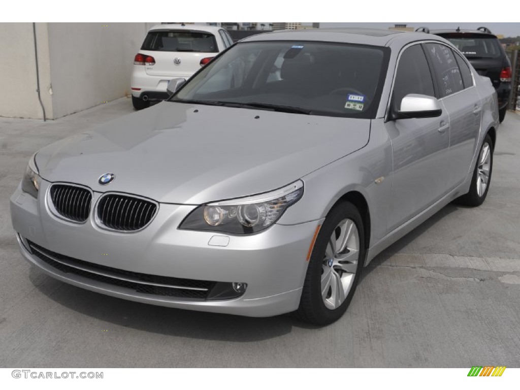 Titanium Silver Metallic 2010 BMW 5 Series 528i Sedan Exterior Photo #61464888