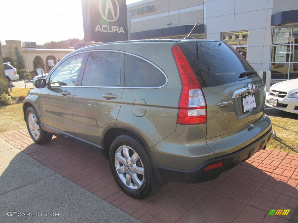 2008 CR-V EX-L 4WD - Green Tea Metallic / Ivory photo #7