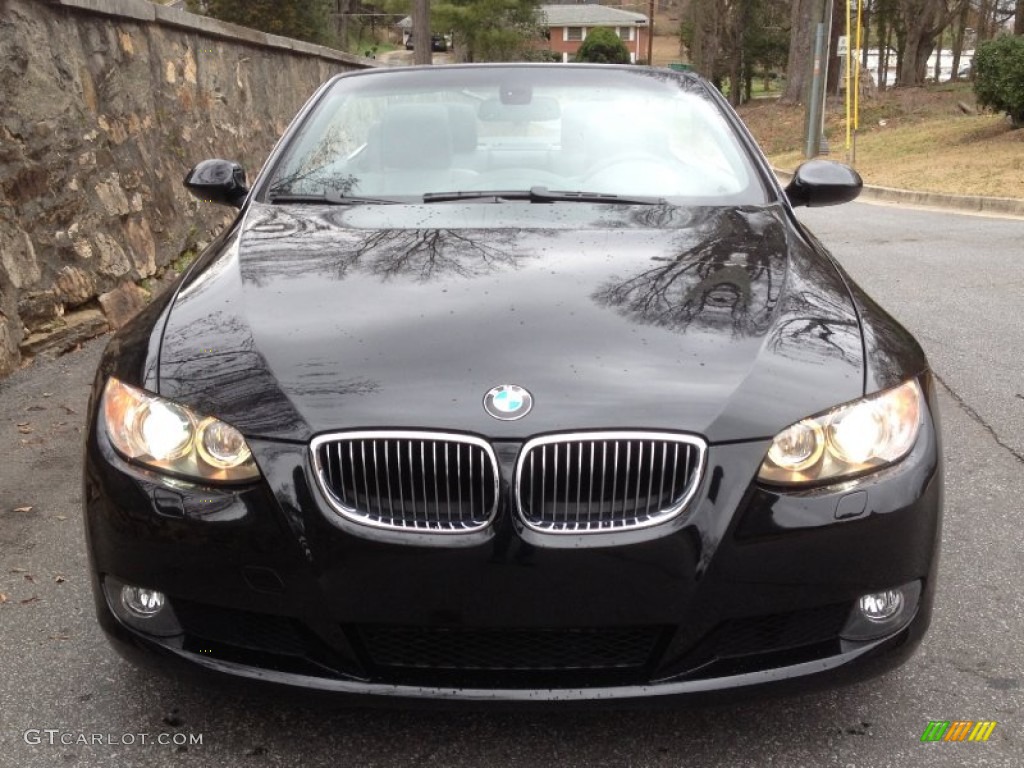 2008 3 Series 328i Convertible - Black Sapphire Metallic / Black photo #6