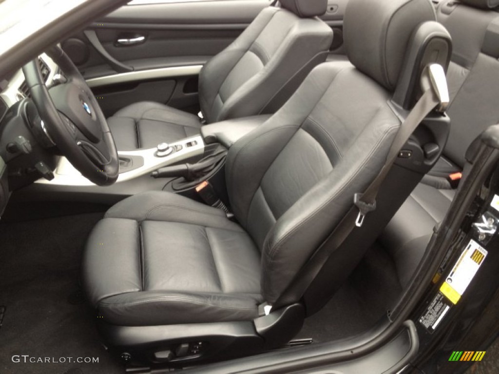 2008 3 Series 328i Convertible - Black Sapphire Metallic / Black photo #7
