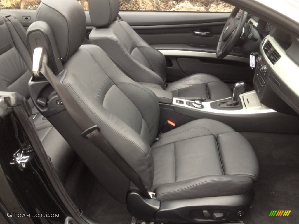 2008 3 Series 328i Convertible - Black Sapphire Metallic / Black photo #8