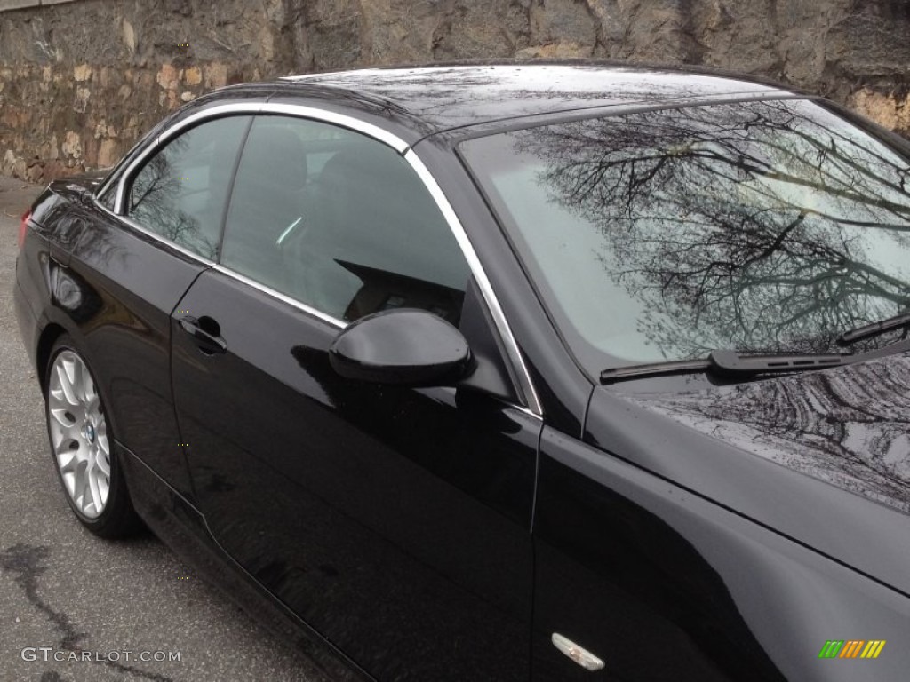 2008 3 Series 328i Convertible - Black Sapphire Metallic / Black photo #14