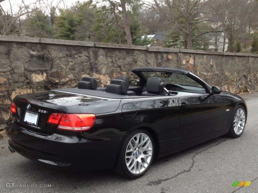 2008 3 Series 328i Convertible - Black Sapphire Metallic / Black photo #18