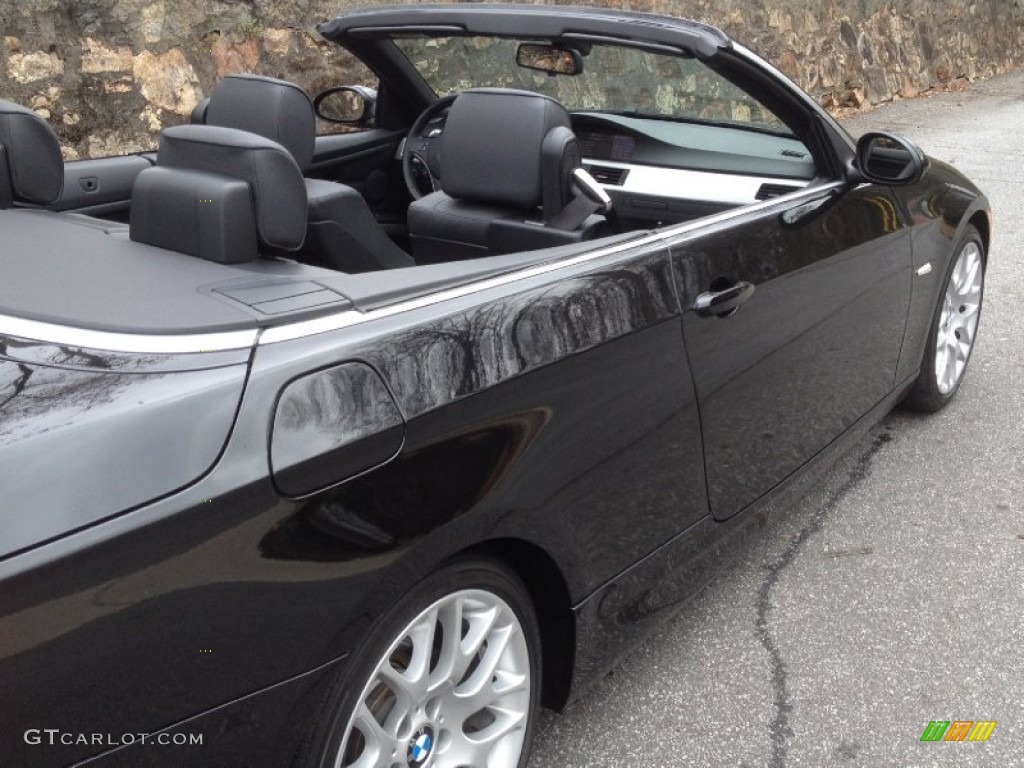 2008 3 Series 328i Convertible - Black Sapphire Metallic / Black photo #21