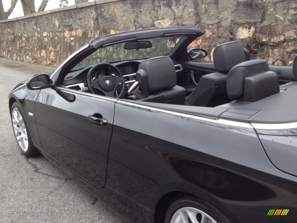 2008 3 Series 328i Convertible - Black Sapphire Metallic / Black photo #22