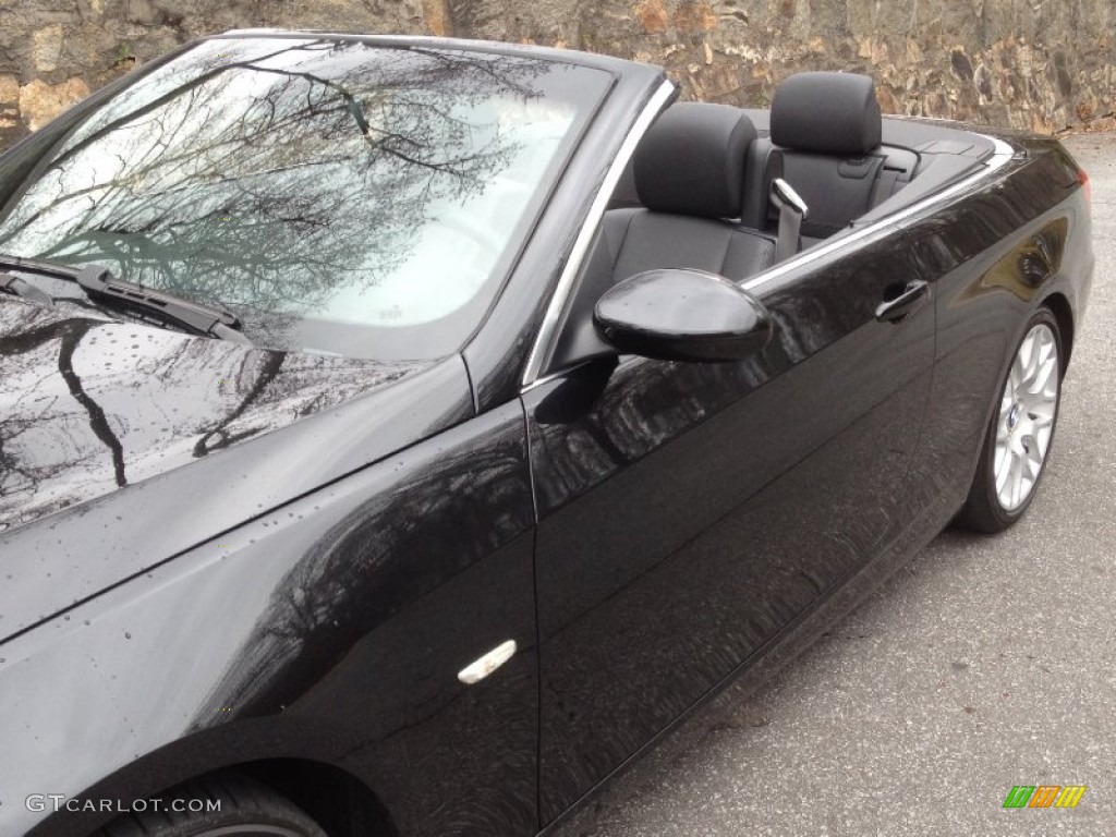 2008 3 Series 328i Convertible - Black Sapphire Metallic / Black photo #23