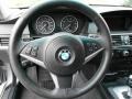 Black 2008 BMW 5 Series 535i Sedan Steering Wheel