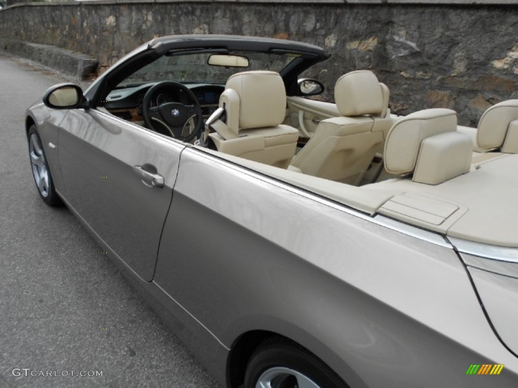 2007 3 Series 328i Convertible - Platinum Bronze Metallic / Cream Beige photo #22