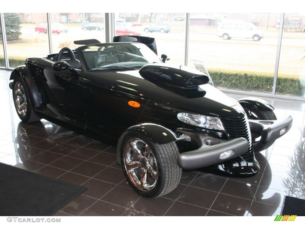 Prowler Black 1999 Plymouth Prowler Roadster Exterior Photo #61466745
