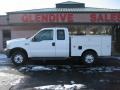 2002 Oxford White Ford F250 Super Duty XL SuperCab 4x4 Chassis  photo #2