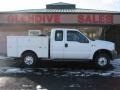2002 Oxford White Ford F250 Super Duty XL SuperCab 4x4 Chassis  photo #3