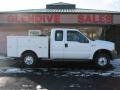 Oxford White - F250 Super Duty XL SuperCab 4x4 Chassis Photo No. 3