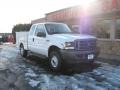 2002 Oxford White Ford F250 Super Duty XL SuperCab 4x4 Chassis  photo #5