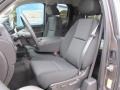 Ebony Front Seat Photo for 2012 Chevrolet Silverado 2500HD #61467453