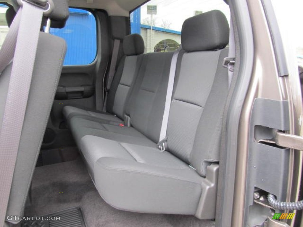Ebony Interior 2012 Chevrolet Silverado 2500HD LT Extended Cab 4x4 Photo #61467462
