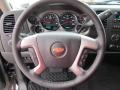 Ebony 2012 Chevrolet Silverado 2500HD LT Extended Cab 4x4 Steering Wheel