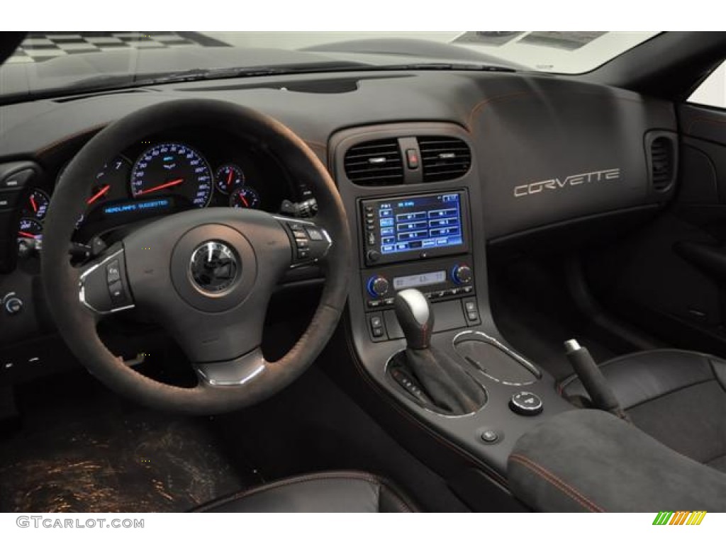 2012 Chevrolet Corvette Centennial Edition Grand Sport Coupe Ebony Dashboard Photo #61470055