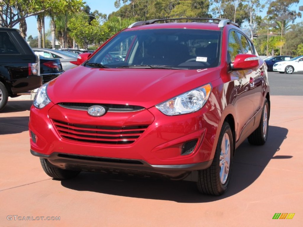 2012 Tucson GLS - Garnet Red / Taupe photo #1