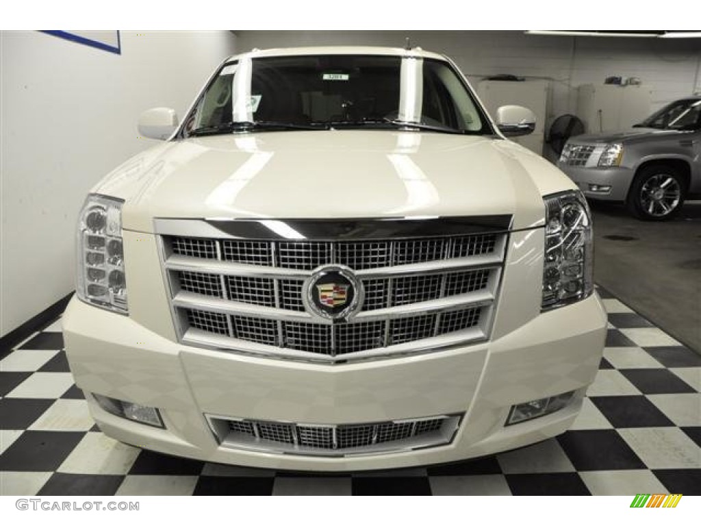 White Diamond Tricoat 2012 Cadillac Escalade ESV Platinum AWD Exterior Photo #61470387