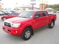 2008 Radiant Red Toyota Tacoma V6 TRD Double Cab 4x4  photo #3