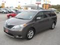 2011 Predawn Gray Mica Toyota Sienna LE  photo #3