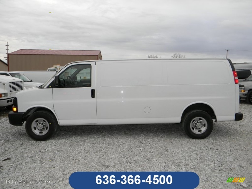 2008 Express 2500 Commercial Van - Summit White / Medium Pewter photo #1