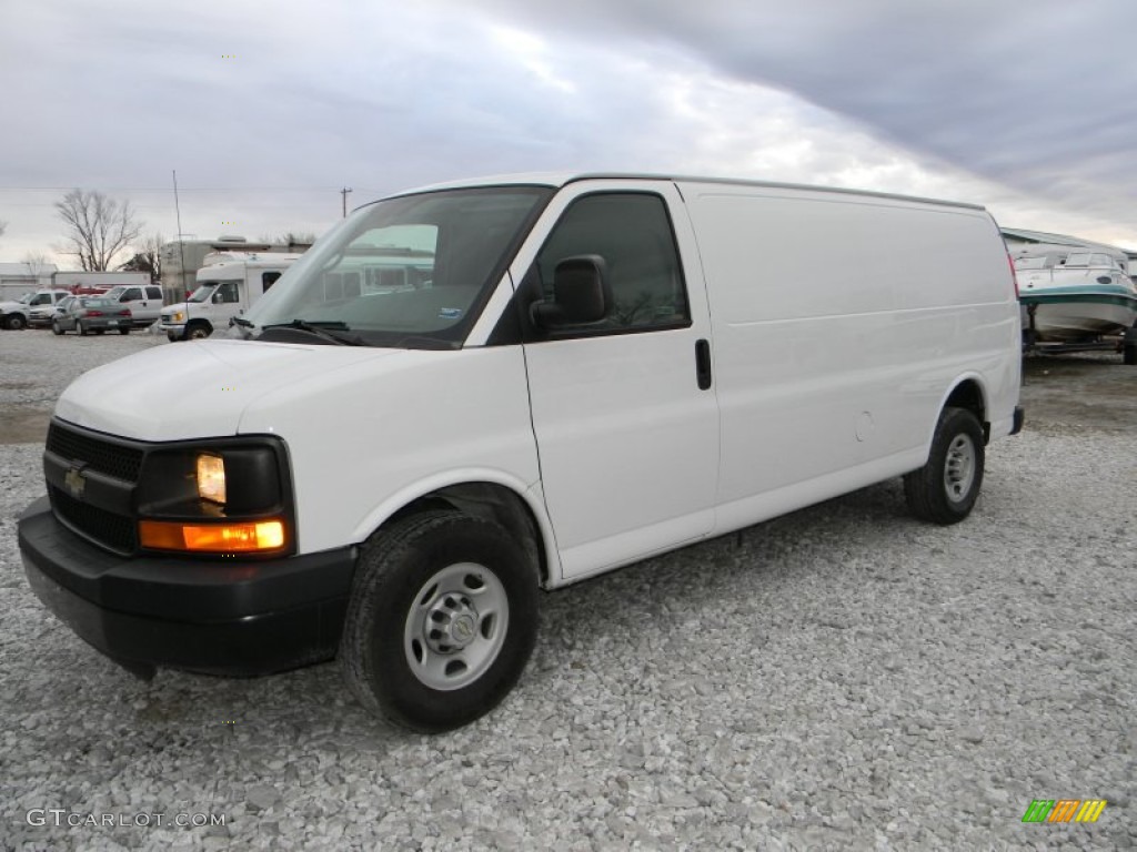 2008 Express 2500 Commercial Van - Summit White / Medium Pewter photo #17