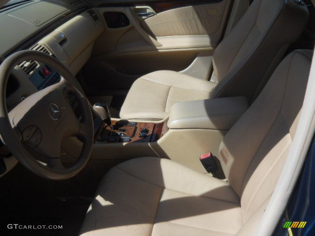 2002 E 320 Sedan - Everest Green Metallic / Java photo #10
