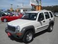 2004 Stone White Jeep Liberty Sport  photo #3