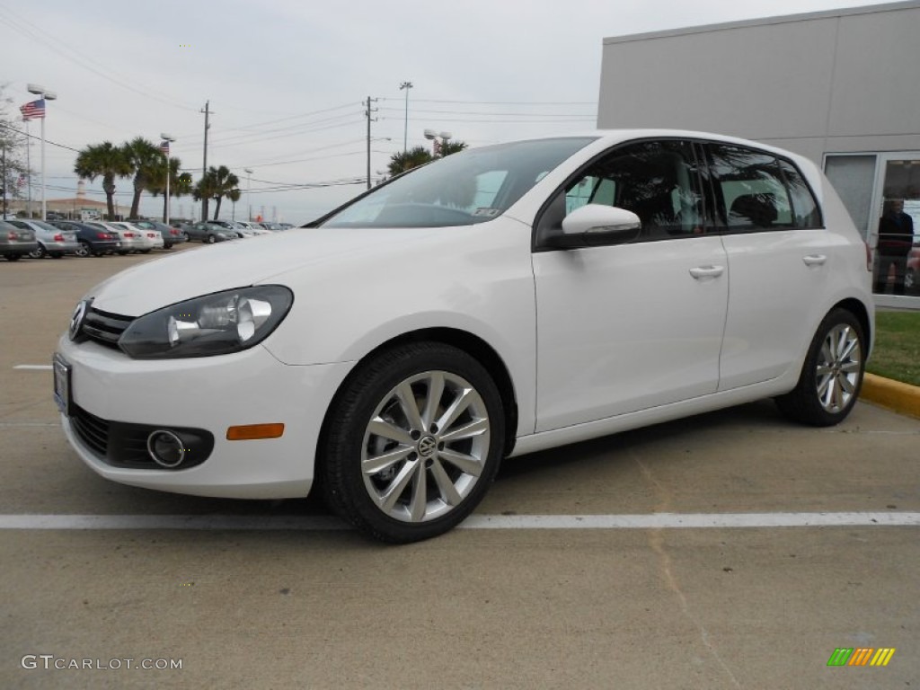 Candy White 2012 Volkswagen Golf 4 Door TDI Exterior Photo #61474326