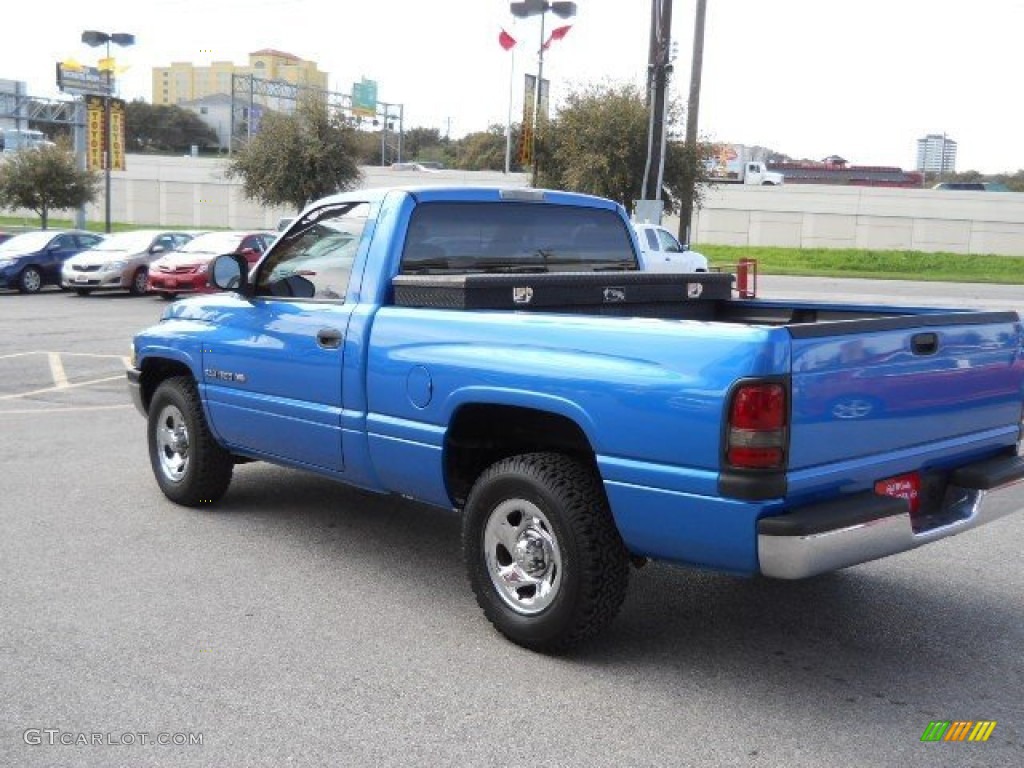 1998 Ram 1500 ST Regular Cab - Intense Blue Pearl / Black photo #5