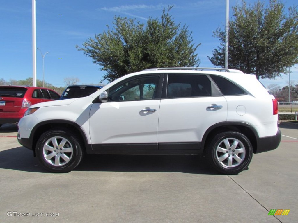 Snow White Pearl 2011 Kia Sorento LX Exterior Photo #61474767