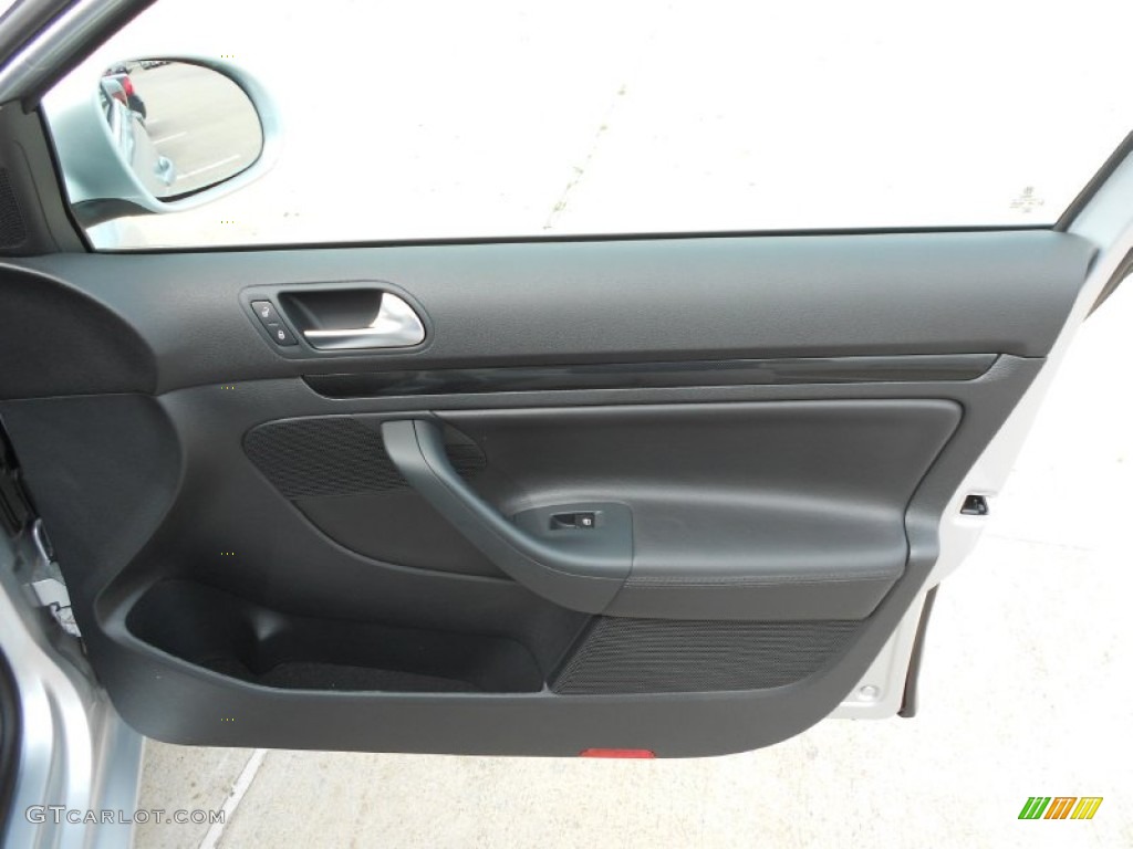 2012 Volkswagen Jetta TDI SportWagen Titan Black Door Panel Photo #61474783