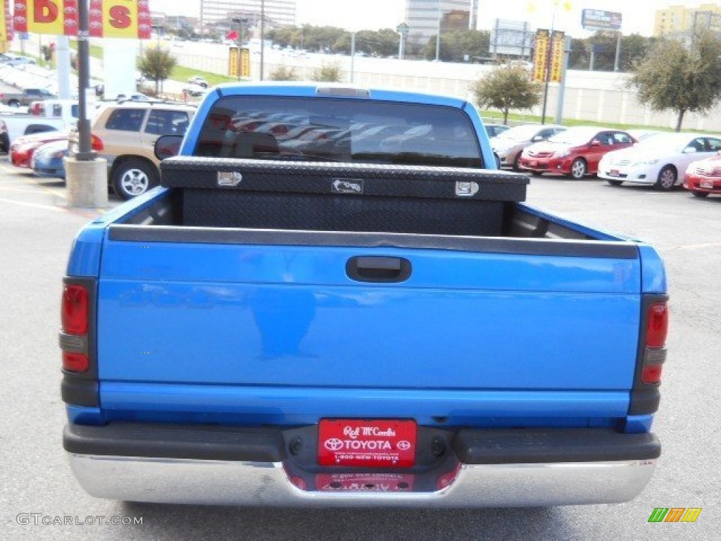 1998 Ram 1500 ST Regular Cab - Intense Blue Pearl / Black photo #6