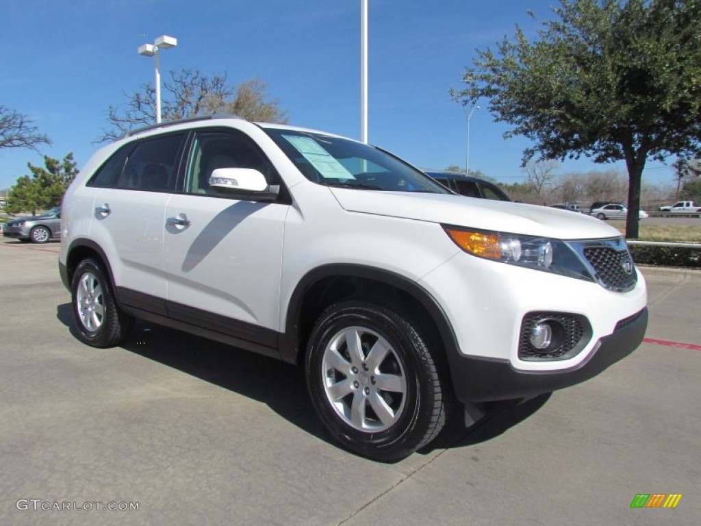 Snow White Pearl 2011 Kia Sorento LX Exterior Photo #61474797